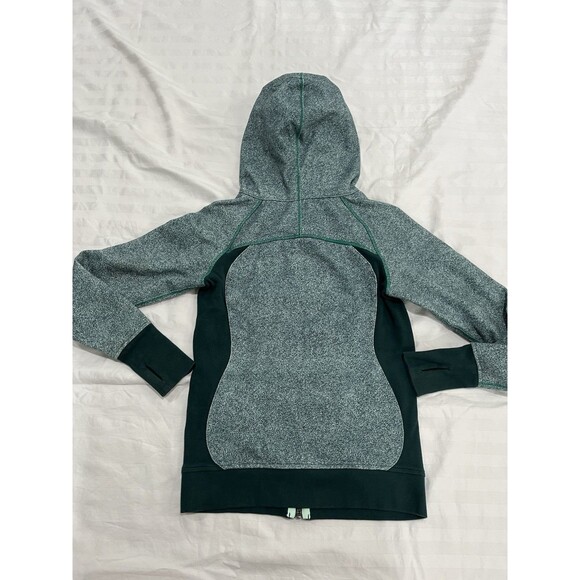 Lululemon Scuba Women’s Full Zip Hoodie Jacket Size 6 Green EUC Fleece Lined - Picture 7 of 10
